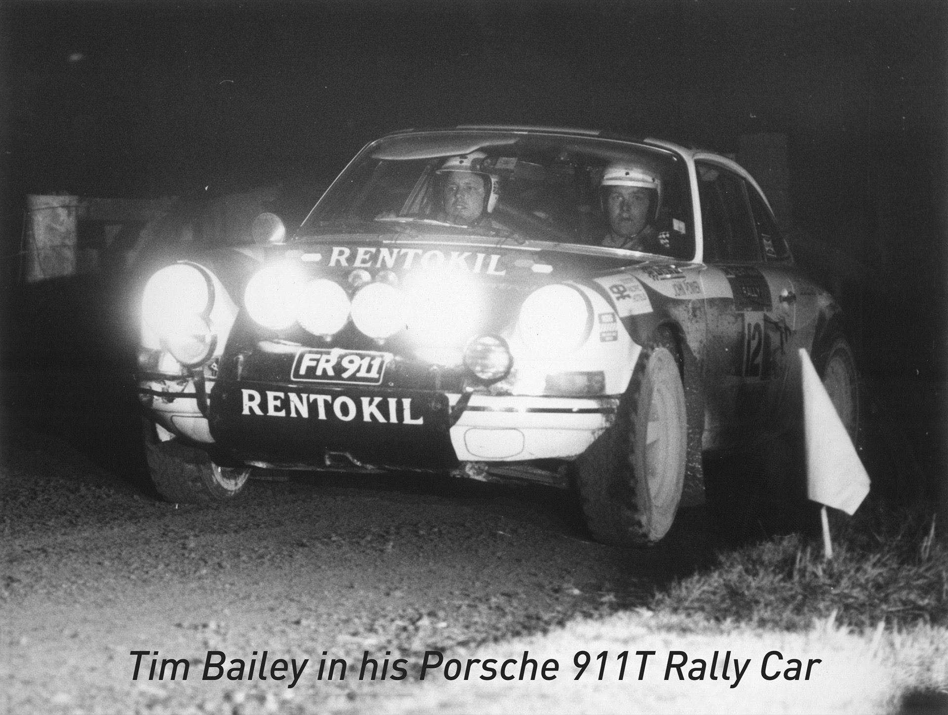 Tim Bailey Porsche 911T Rally